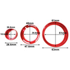 Red Multimedia Knob Ring for Alfa Romeo Giulia Stelvio (2017-2019)