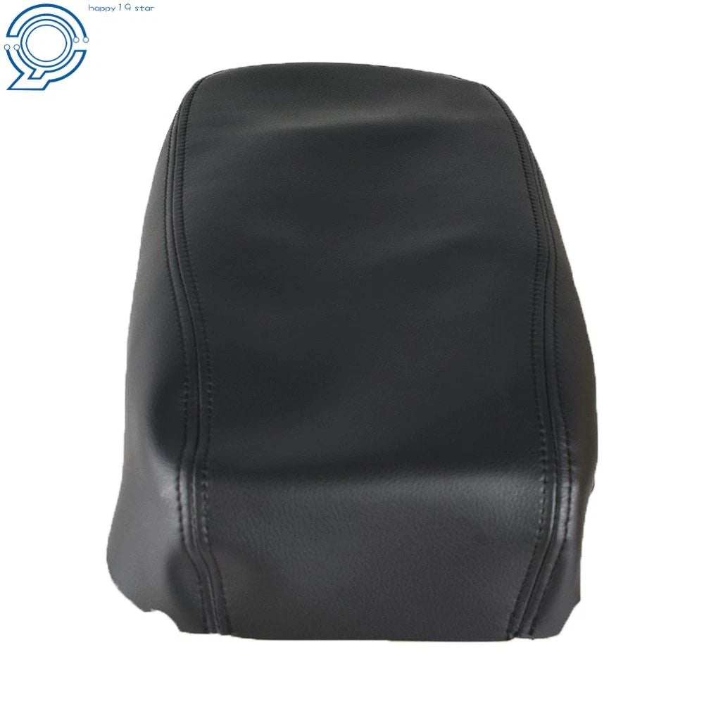 Leather Console Armrest Cover for Toyota Avalon (2013-2018) Black Stitch