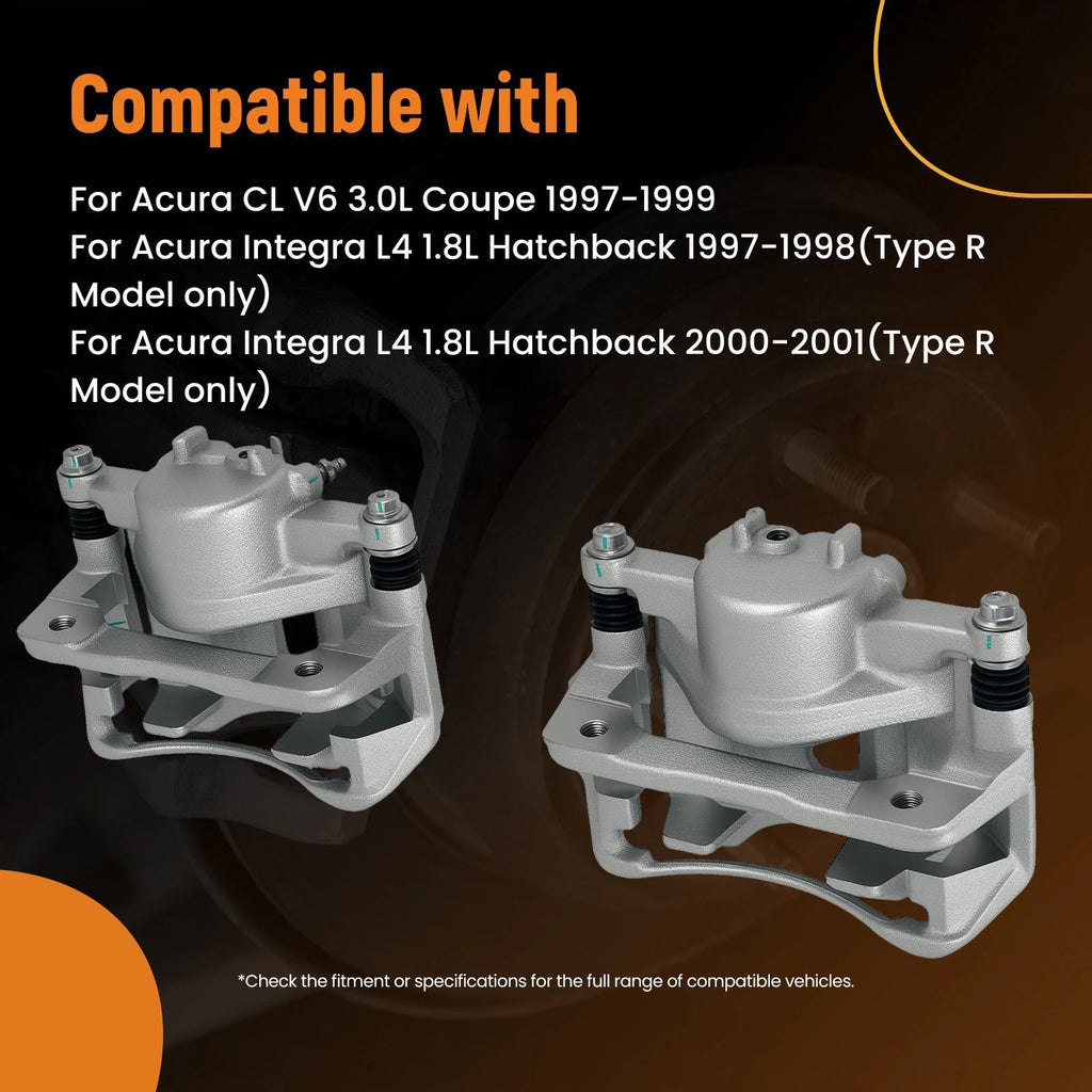 Front Brake Caliper Pair for Acura Integra (1997-2001)