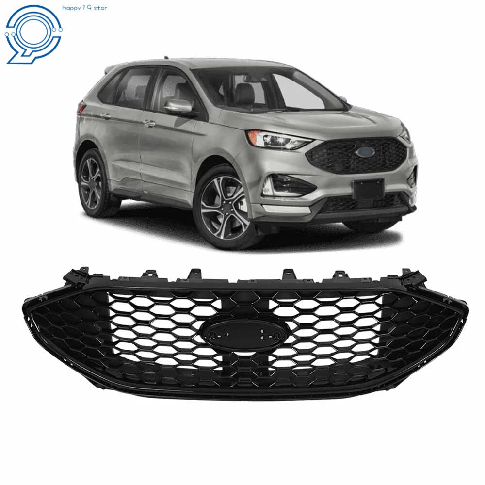 Gloss Black Front Grille for Ford Edge ST (2019–2022)
