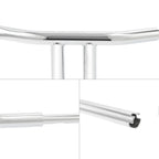 Chrome 10 Rise T-Bar Handlebar 1.5 in for Harley Softail Custom (2018 - 2024)