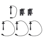 Ignition Coil & Spark Plug Wire Set for Toyota Corolla 1.8L L4 (1998–1999)