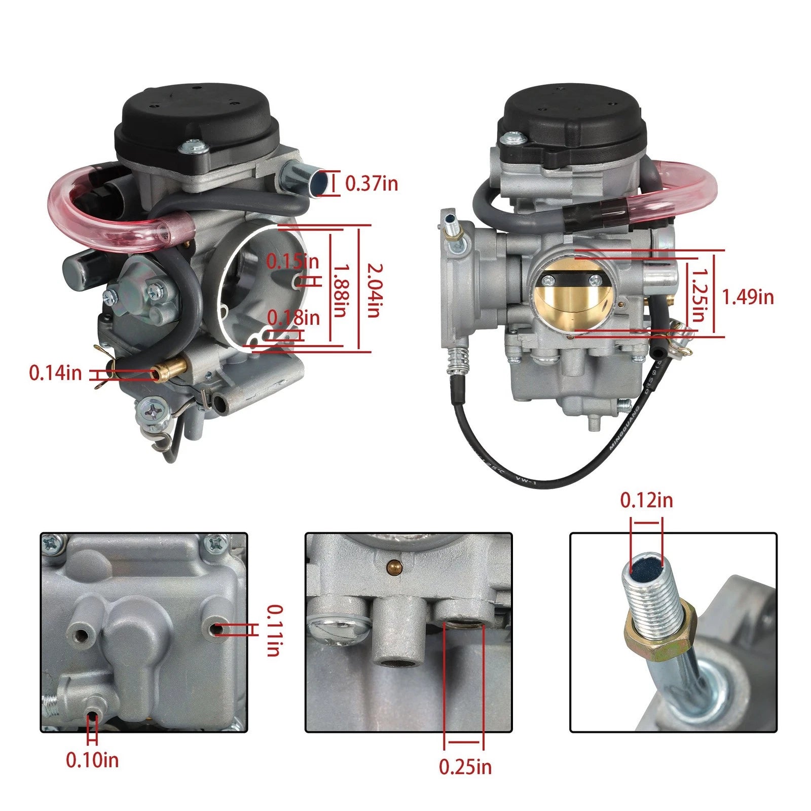Carburetor for Yamaha Big Bear Wolverine Kodiak Grizzly (250–450)