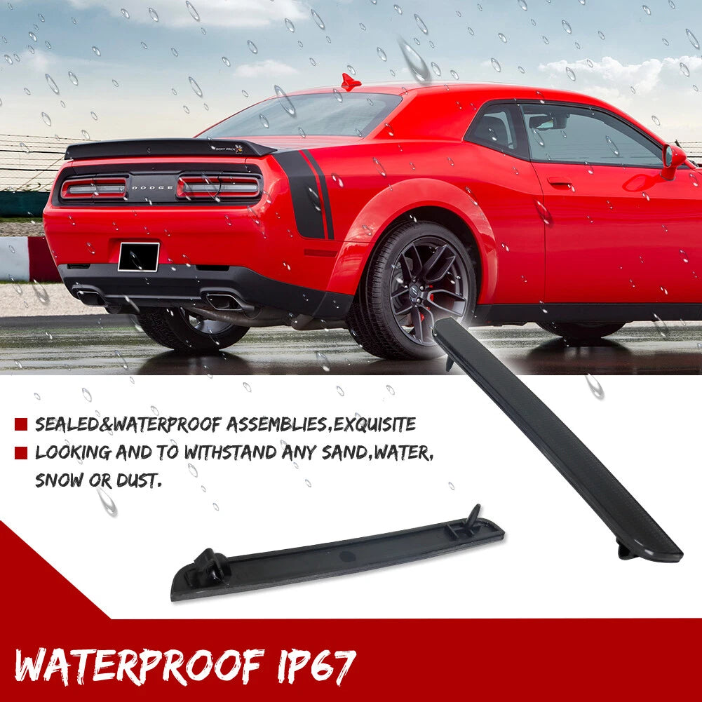 Smoked Rear Bumper Reflector Lenses for Dodge Challenger (2015–2023)