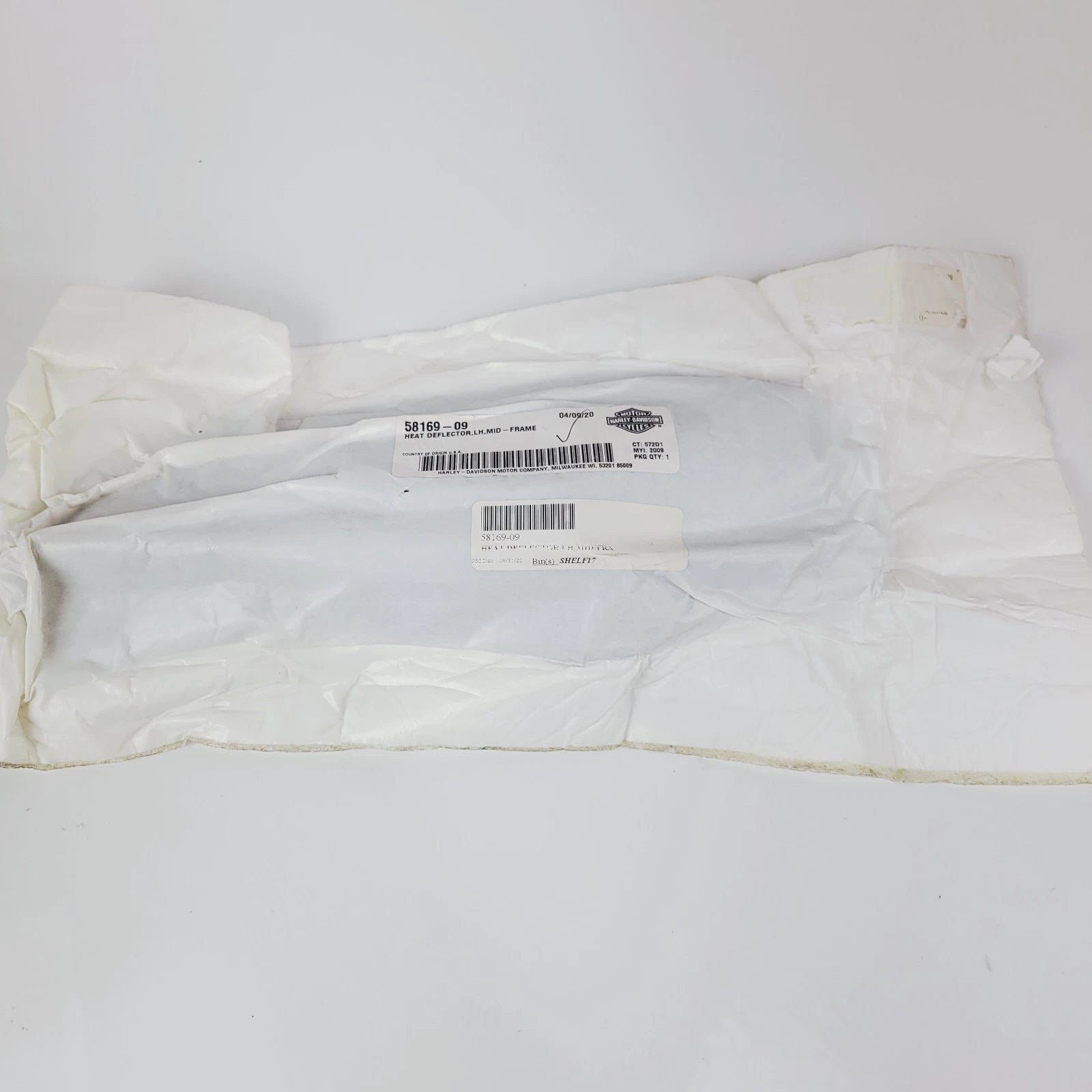 OEM Mid Frame Left Side Air Deflector for Harley Davidson Touring (2009–2023)