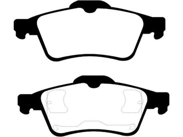 Rear Brake Pad Set for Mazda 3 (2004–2005) GB952KH