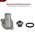 2 x Thermostat Cover and Thermostat for Polaris Sportsman XP 850 (2009–2014)