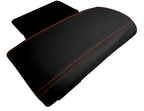 Leather Console Lid Armrest Cover for Mitsubishi Eclipse (2006–2012) Red Stitch