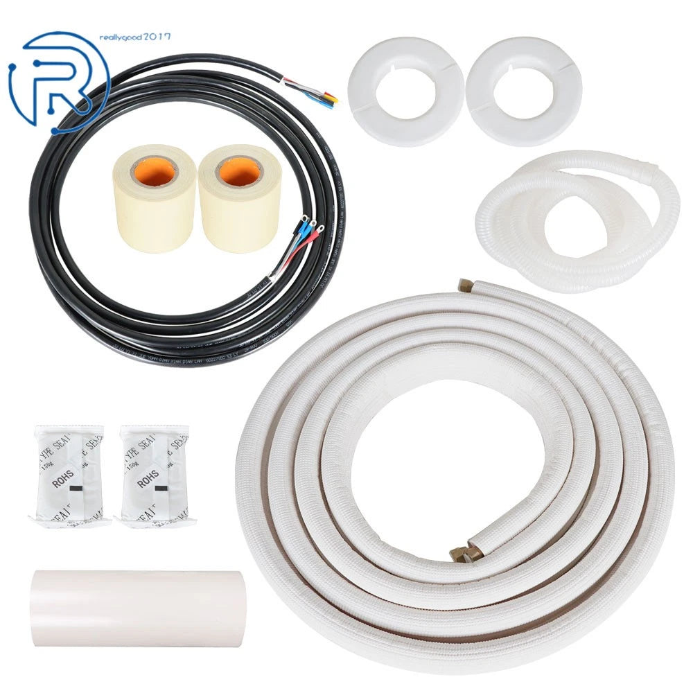 Install Kit for Mini Split Heat Pump Systems (1/4in - 1/2in Dia., 16ft)