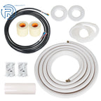 Install Kit for Mini Split Heat Pump Systems (1/4in - 1/2in Dia., 16ft)