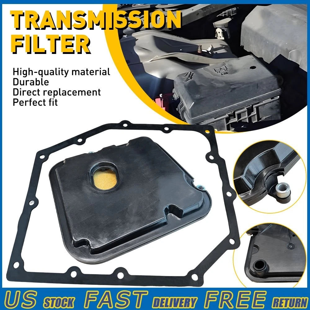 Transmission Filter Kit with Pan Gasket for Jeep Liberty Wrangler Dakota (2003–2018)