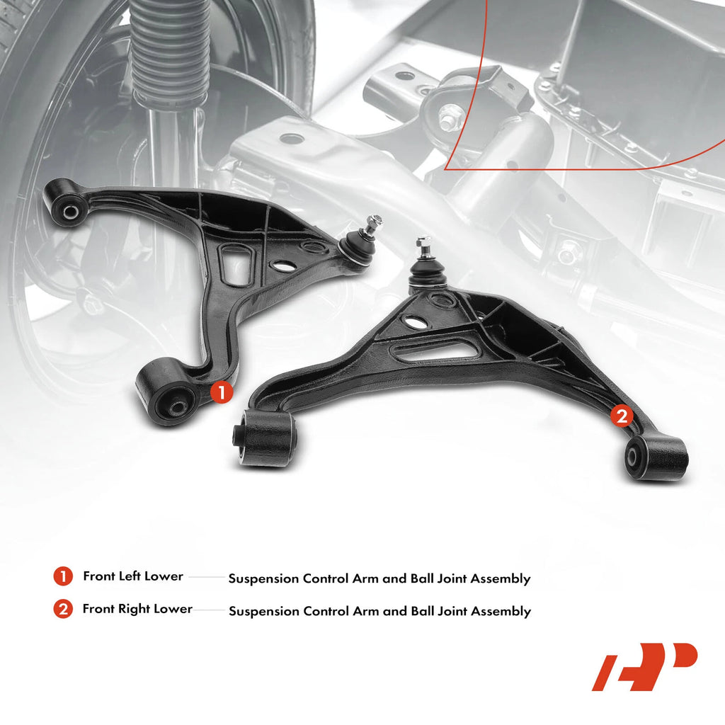 2X Front Lower Control Arm & Ball Joint for Chevy Tracker (1999-2004)