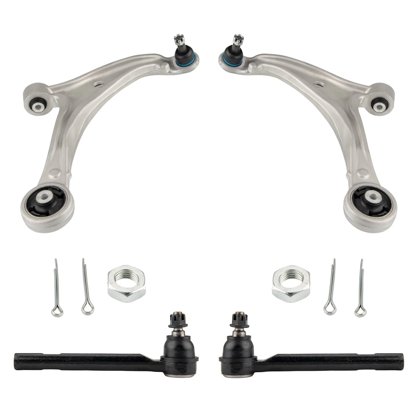 Front Lower Control Arms and Tie Rods for Honda Odyssey (2005–2010) 4PC