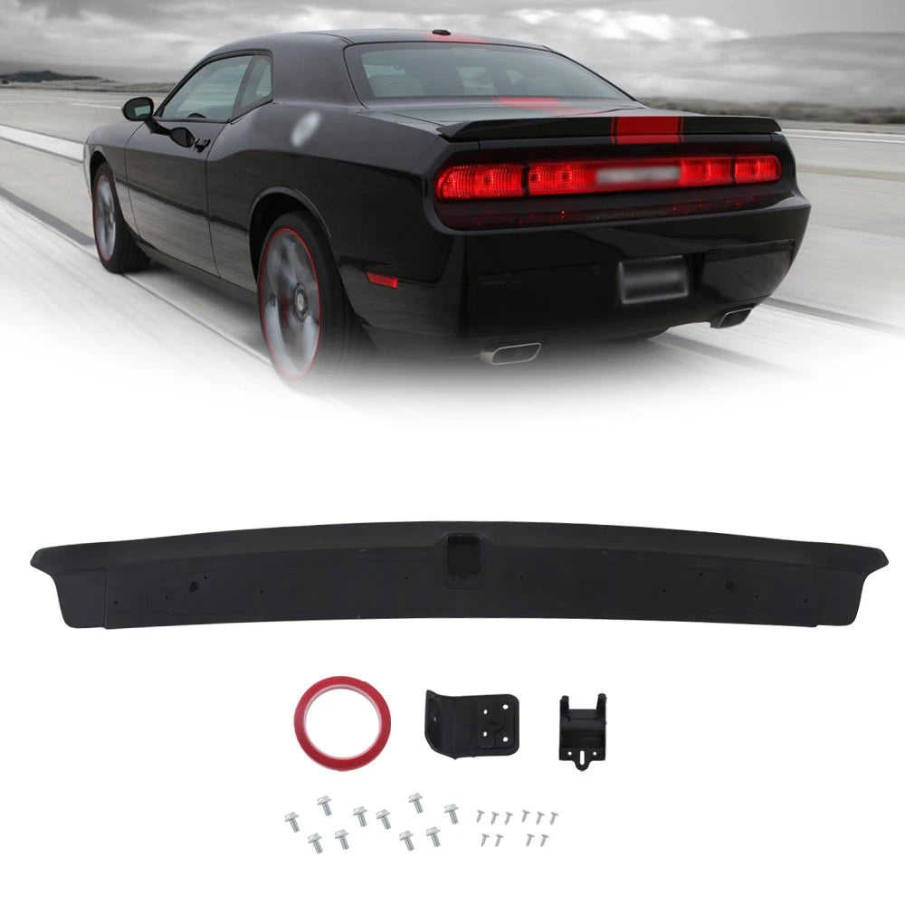 Matte Black Rear Spoiler for Dodge Challenger Hellcat (2015–2024)