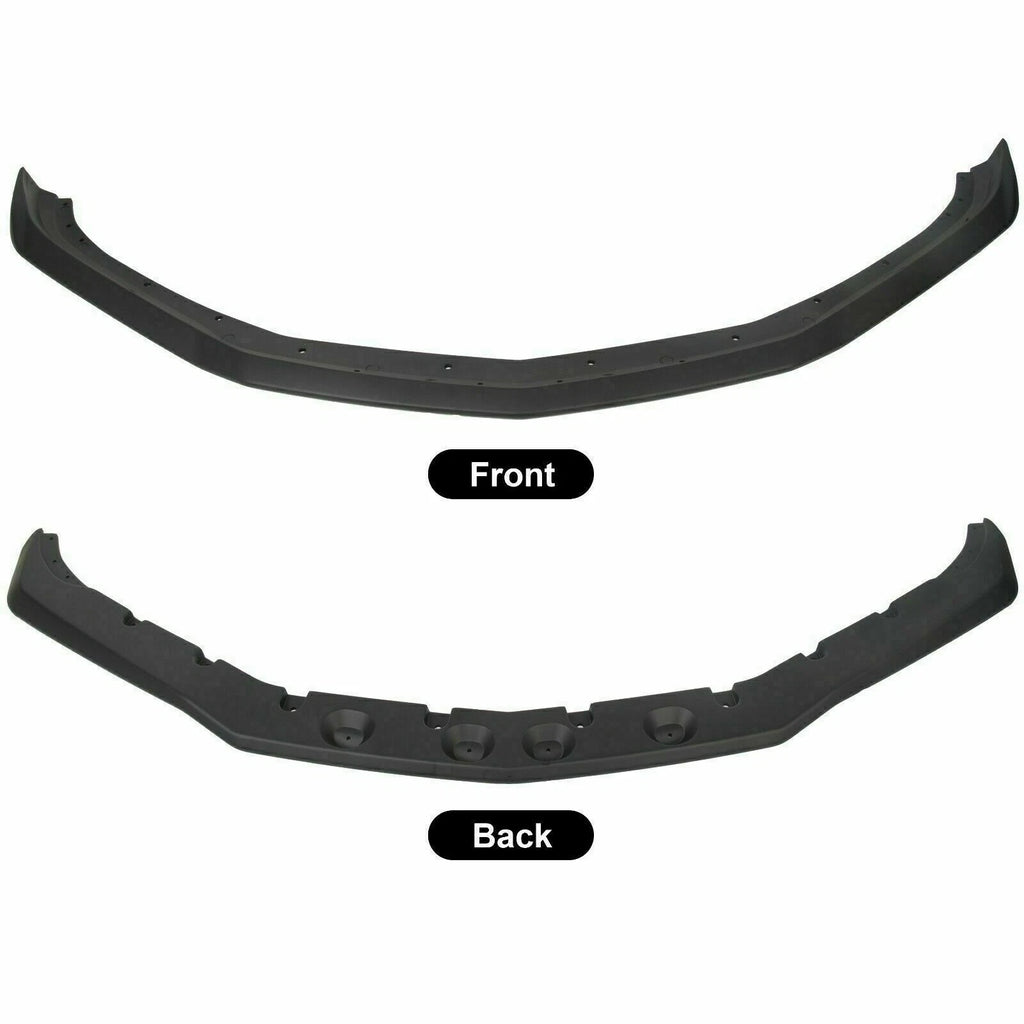Front Bumper Spoiler Lip for Chevy Camaro SS V8 (2016-2024) Tinted Matte Black