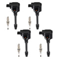 Set of 4 Ignition Coils & Spark Plugs for Honda CR-V Civic Si (2017–2020)