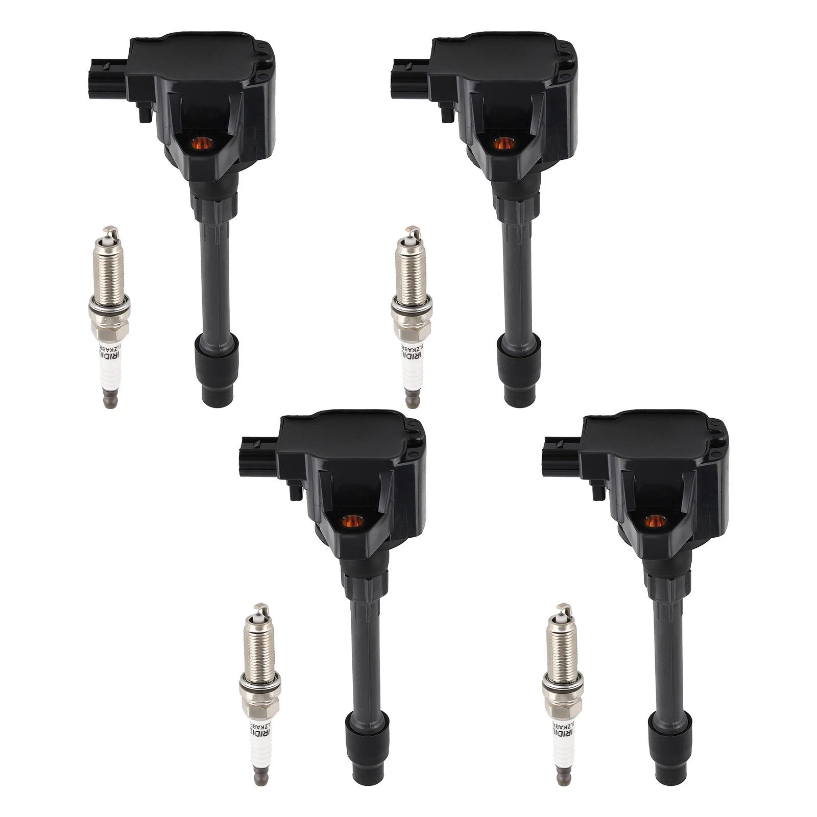 Set of 4 Ignition Coils & Spark Plugs for Honda CR-V Civic Si (2017–2020)