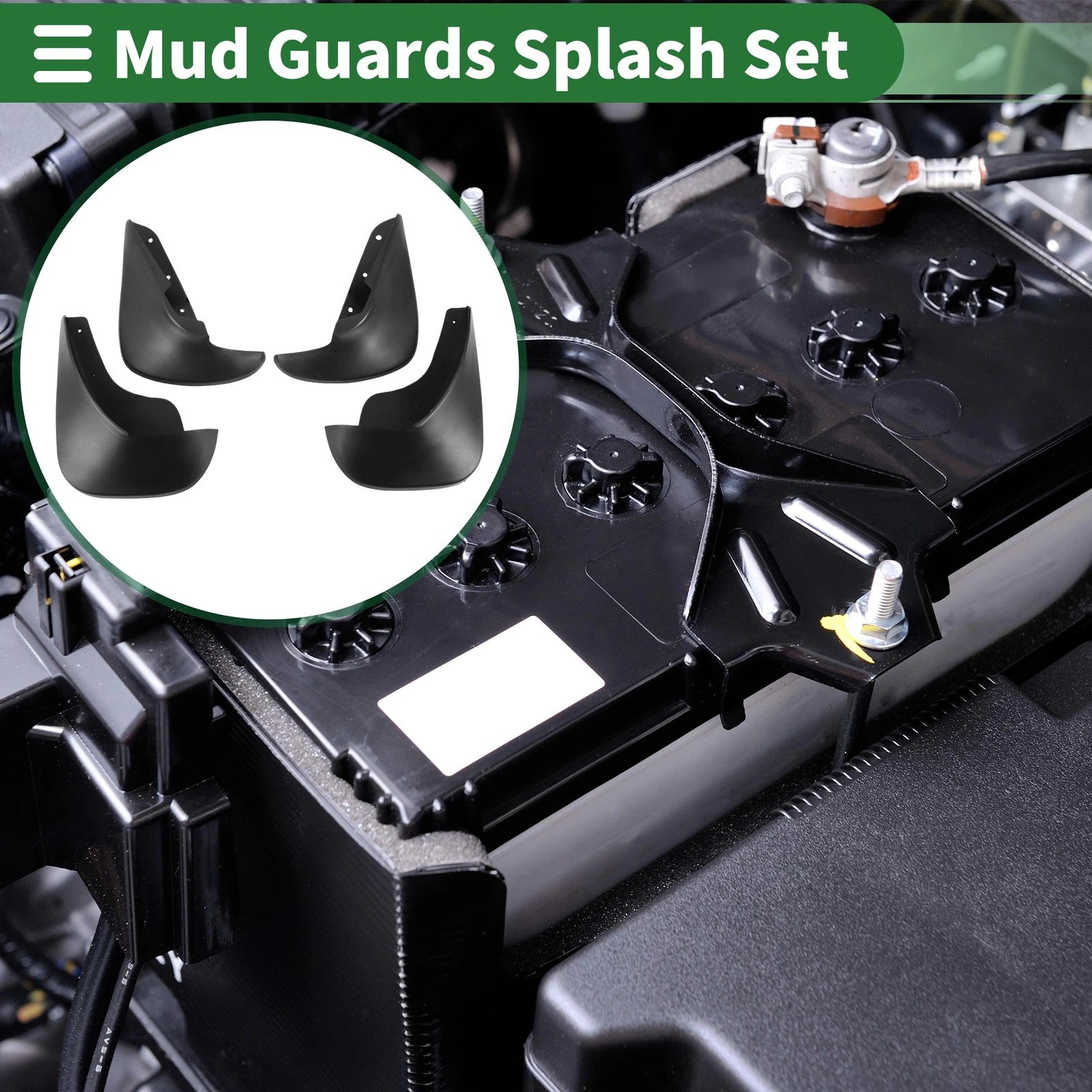 Mud Flaps Splash Guards for Buick Regal (2003–2008) W/ Mount Accessories