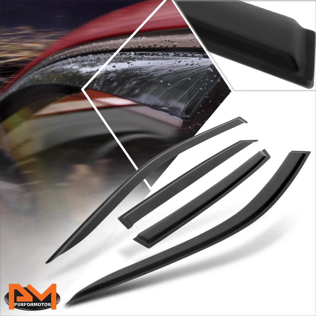 Set of 4 Tape-on Window Visors for Honda Civic Sedan (2022–2024)