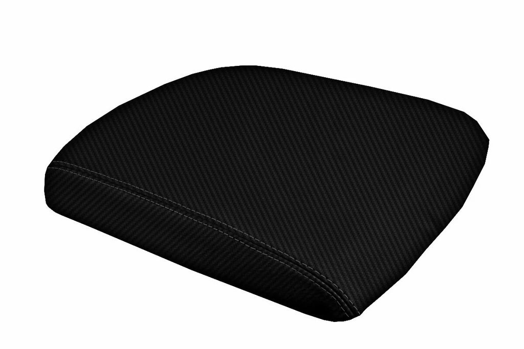 Carbon Fiber Console Lid Armrest Cover for Dodge Ram (2009–2016)