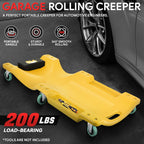 40" Ergonomic Automotive Creeper for Mechanics (HDPE)