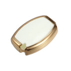 3 Button Remote Key Fob Case for Mercedes Benz C E M S CLS CLK GLK GLC (White)
