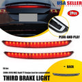 2X Red LED High 3rd Brake Stop Light Lamp for Audi TT MK2 (2008–2015)