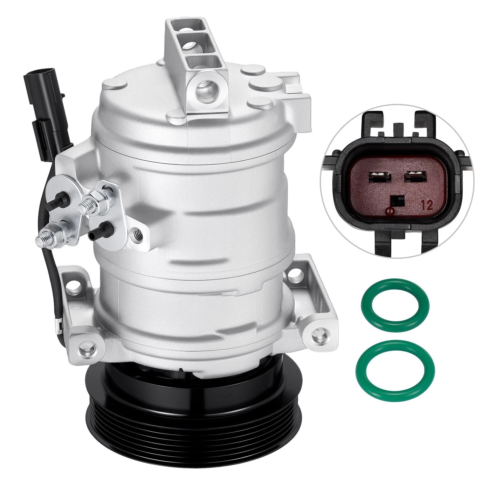 A/C Compressor with Clutch for Chrysler 300 Dodge Magnum (2005–2006)
