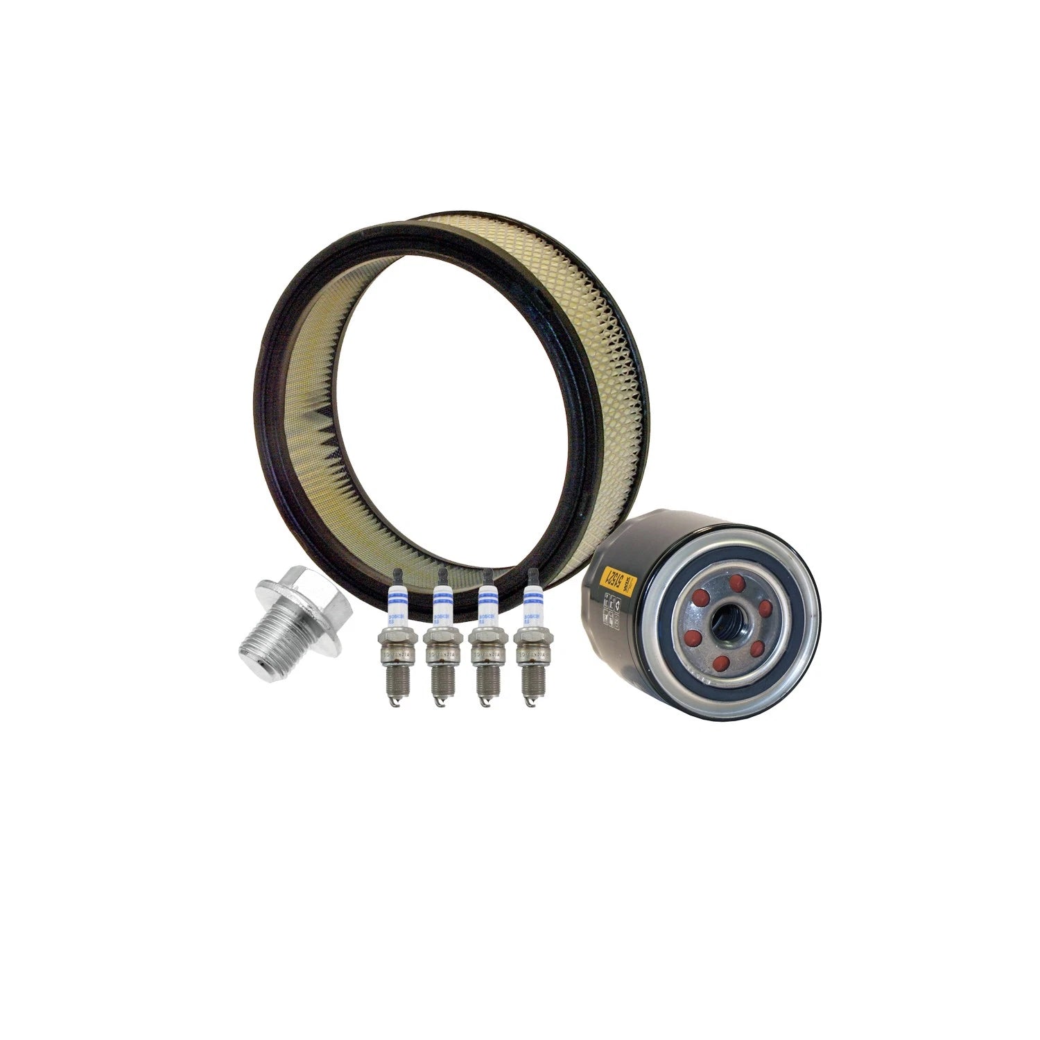 Wix Engine Air Oil Filters & Bosch Spark Plugs Kit for Pathfinder E