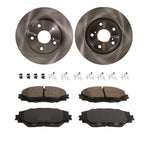 Front Brake Disc Rotor and Pad Kit for Toyota RAV4, Prius V