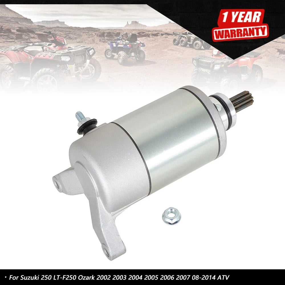 Starter for Suzuki 250 LT-F250 Ozark ATV (2002â2014)