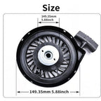 Starter Motor for Standard Fit Automotive Use (149.35mm, 5.88in)