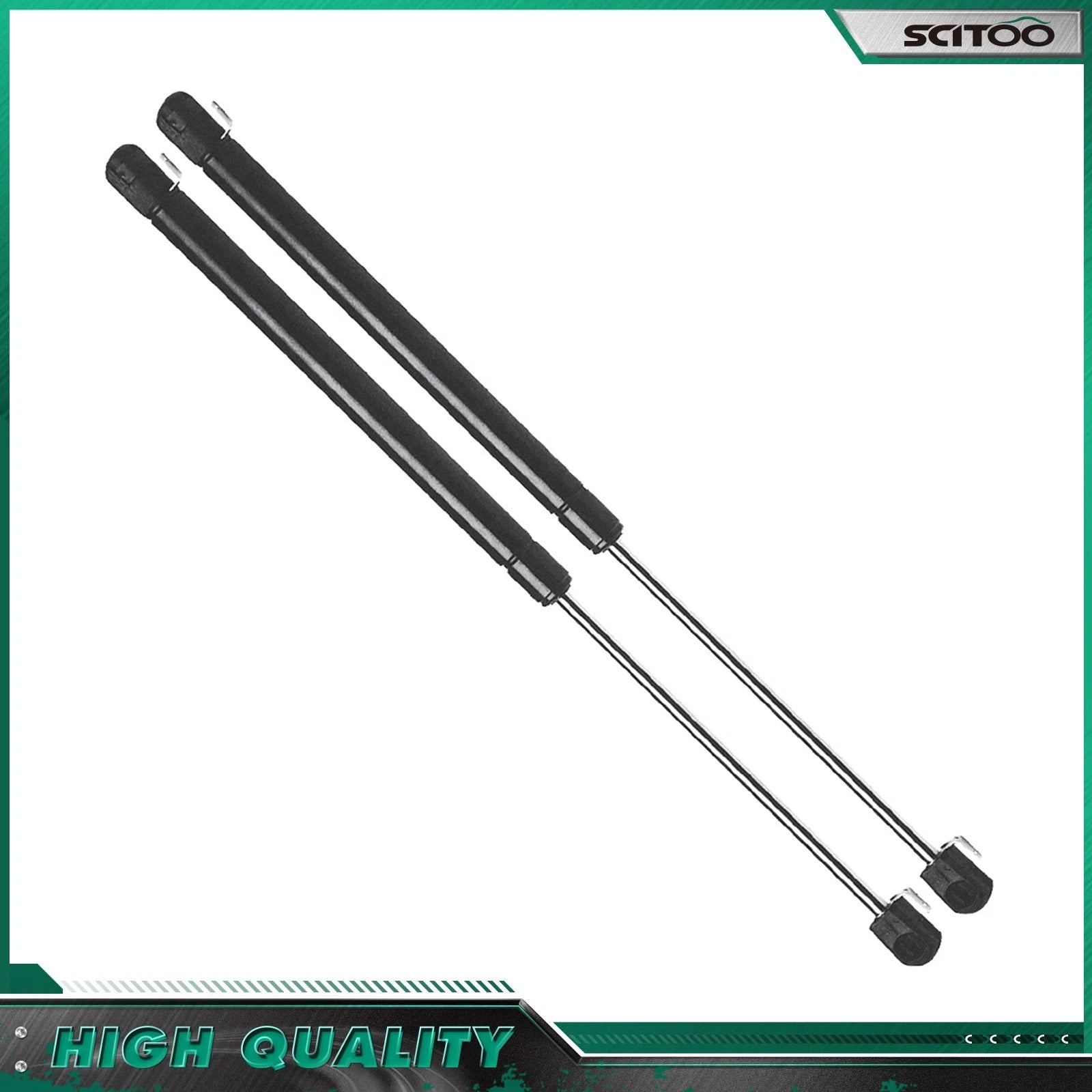 2X Rear Window Glass Lift Supports for GMC Yukon (1992–1994)