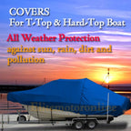 Boat Cover for Blue Fin 18 CC (Hard-Top, Waterproof)