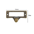 Set of 12 Drawer Cabinet Frame Label Tag Holders for
