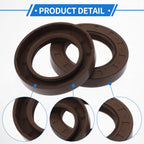 2X Oil Seal Rotary Shaft Seal FKM Rubber 45x72x12mm  