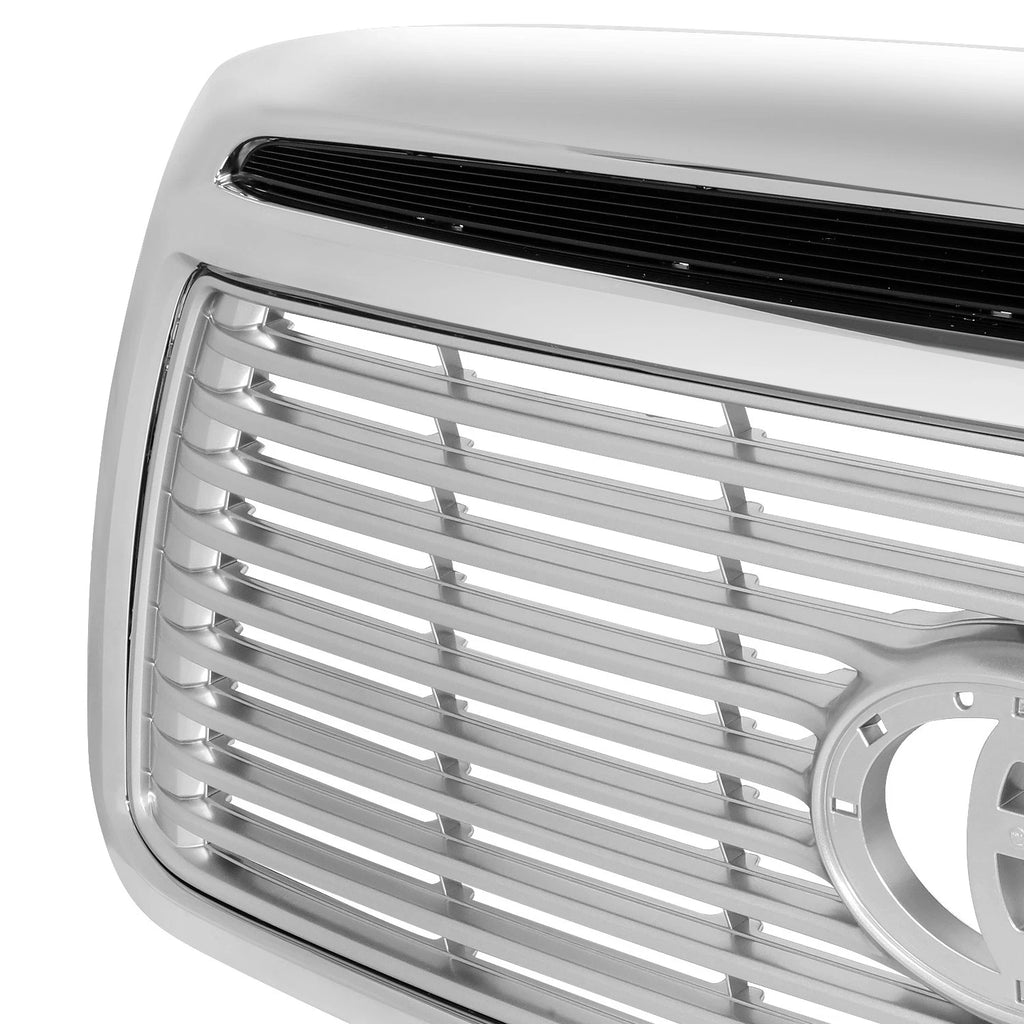 Front Grille for Toyota Tundra (2010–2013) - Chrome, Badge Slot