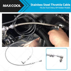 36" Braided Stainless Steel Throttle Cable for Ford Bronco (2018–2021)