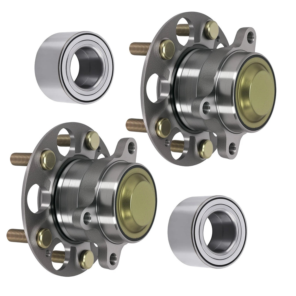 4X Front Rear Wheel Bearing Hubs for Honda Civic HF DX LX Acura ILX (2013–2014)