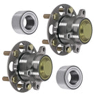 4X Front Rear Wheel Bearing Hubs for Honda Civic HF DX LX Acura ILX (2013–2014)