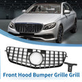 Front Upper Bumper Grille for Mercedes-Benz E300 2009-2013 Black Grills