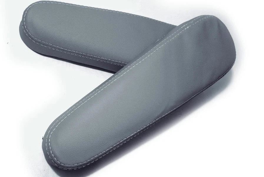 Front Seat Armrest Cover for Honda CR-V (2007–2009) Gray PVC Leather