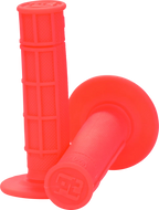 ProTaper 1/2 Waffle Grips for Motorcycle (Neon Red)