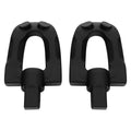 Matte Black Rear Passenger Footpegs for Harley Softail Fat Boy (2018-2025)
