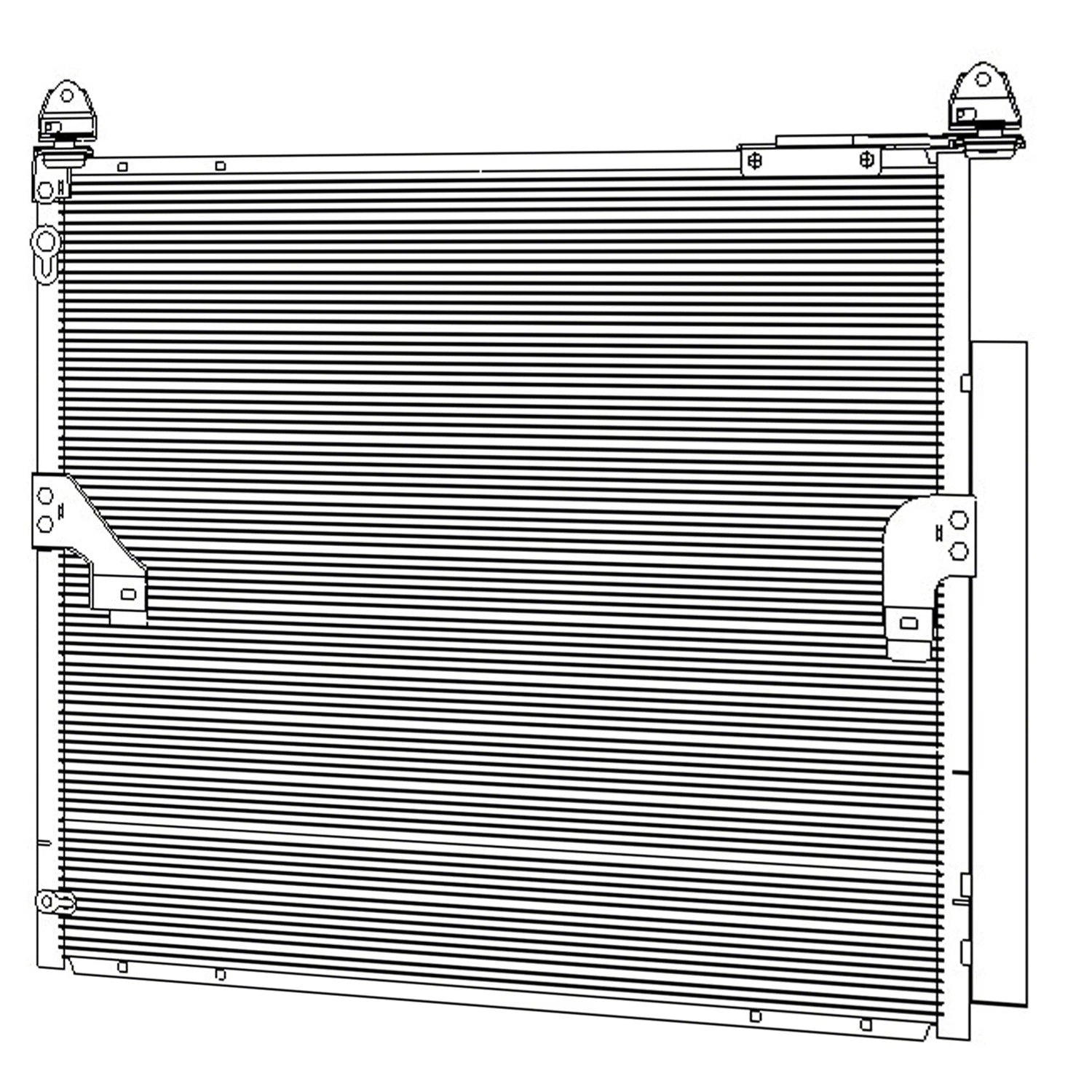 Replacement A/C Condenser for Lexus GX460 (2010–2021)