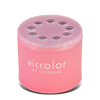 Viccolor Japan Air Freshener Gel for All Vehicles (85g, Peach & Kiss Scent)