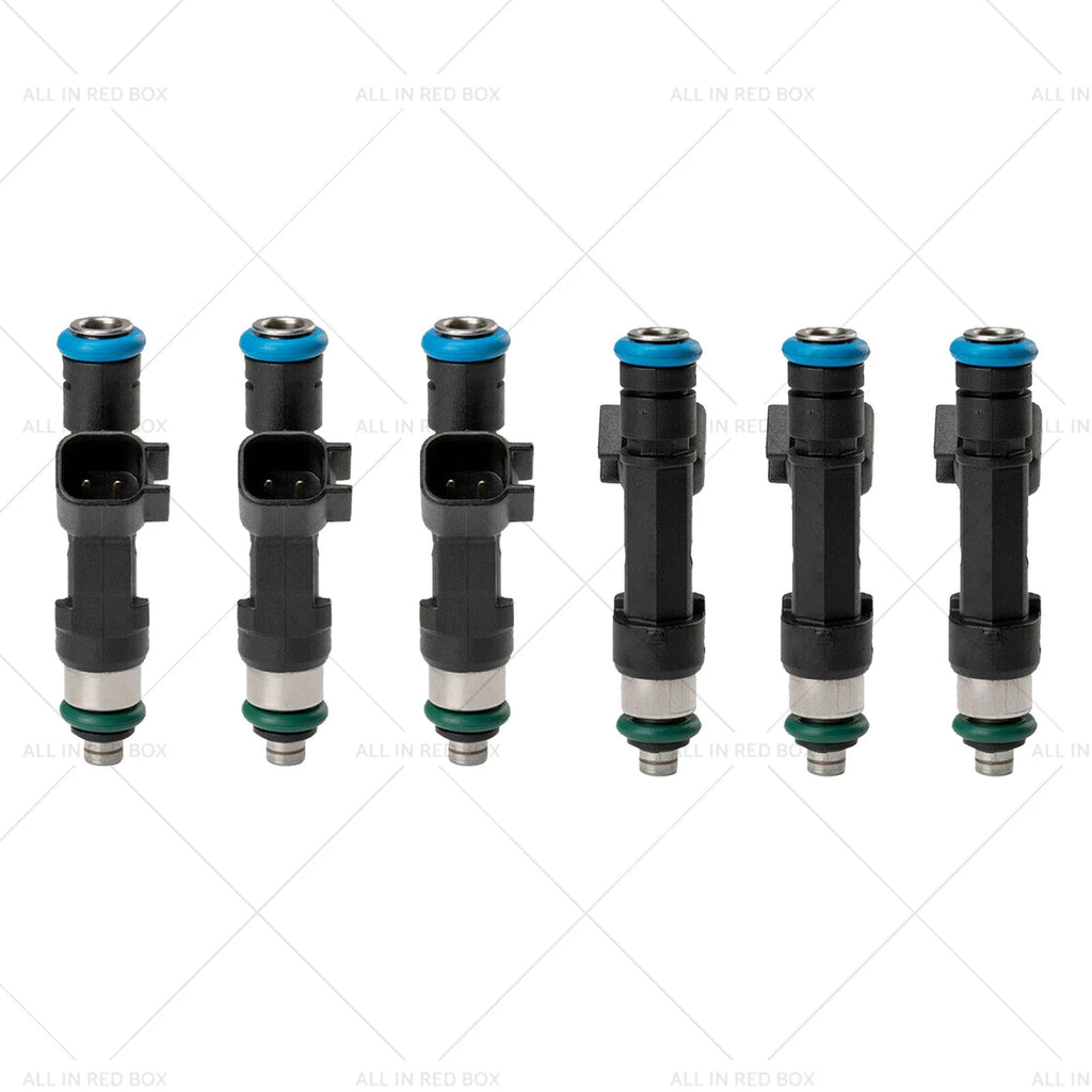 Set of 6 Fuel Injectors for Jeep Dodge Wrangler Chrysler 3.3L 3.8L (2000–2010)