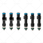 Set of 6 Fuel Injectors for Jeep Dodge Wrangler Chrysler 3.3L 3.8L (2000–2010)