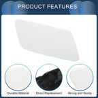Front Left Washer Nozzle Cover Cap for Volkswagen Passat CC (2008–2012) White