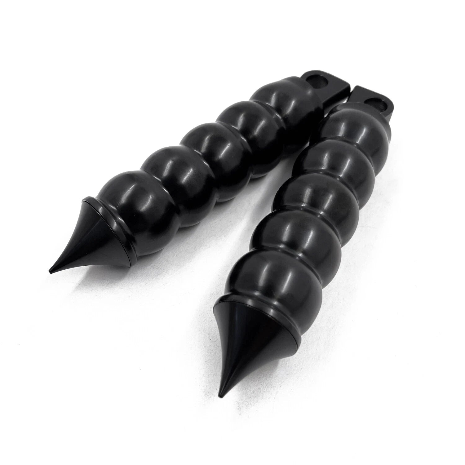 Black Bubble FootPeg Set for Harley Road King Sportster 883 1200